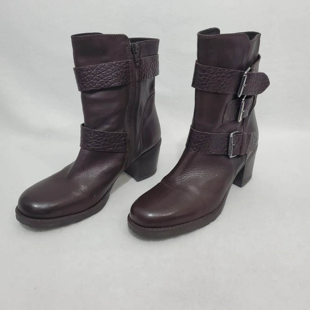 Clarks Fernwood Lake Brown Leather Boots